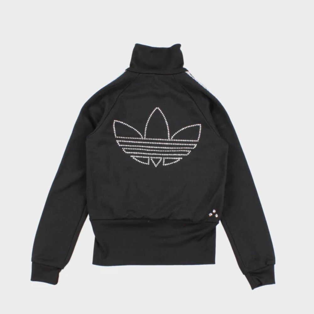 RARE Vintage Y2K Adidas Track Jacket with Studded Trefoil